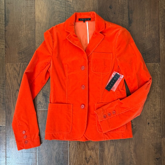THEORY corduroy blazer, size 4, NWT - Picture 2 of 13